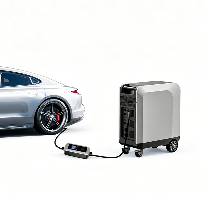 Solar Emergency Charger - Nieuwe zonne-energie aangedreven EV-autolader 3kWh 5kWh