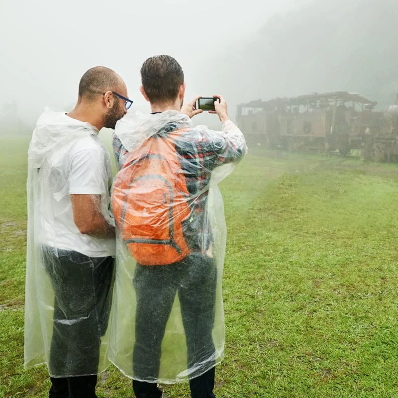 6 stuks wegwerp regenjas, wate - Emergency Poncho Rain recensie en prijs